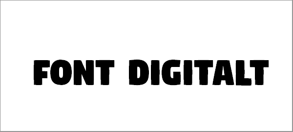 digitalt-font