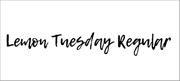 lemon-tuesday-font