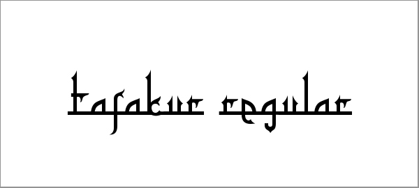 tafakur-font