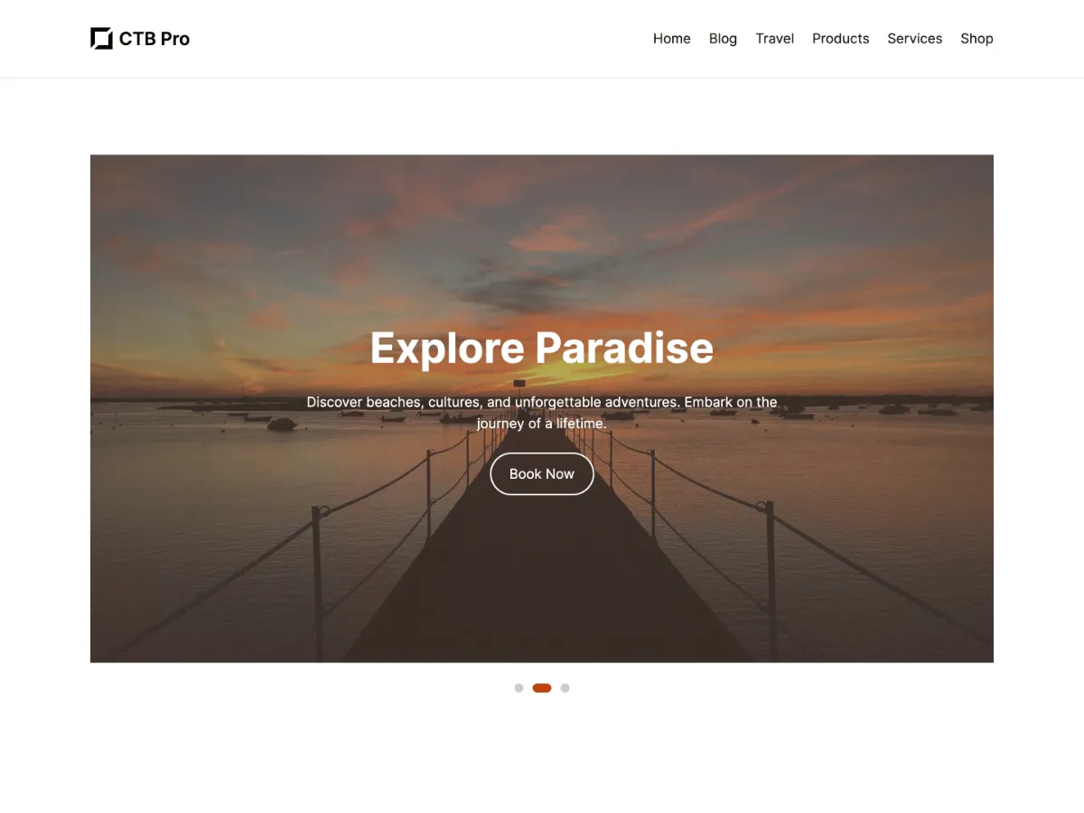 Cabin Travel Blog – Premium WordPress Theme